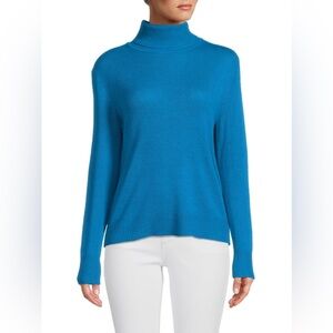 360 CASHMERE - Catelyn Cashmere sweater in  Kingfisher Blue. Small - P2P 19"